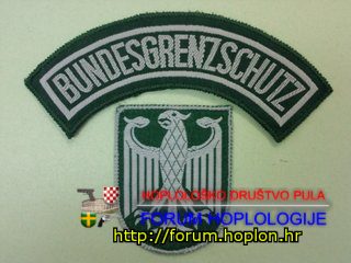 Njemačka - BGS - Federal Border Guard Police - worn from 1952 until 1976.jpg